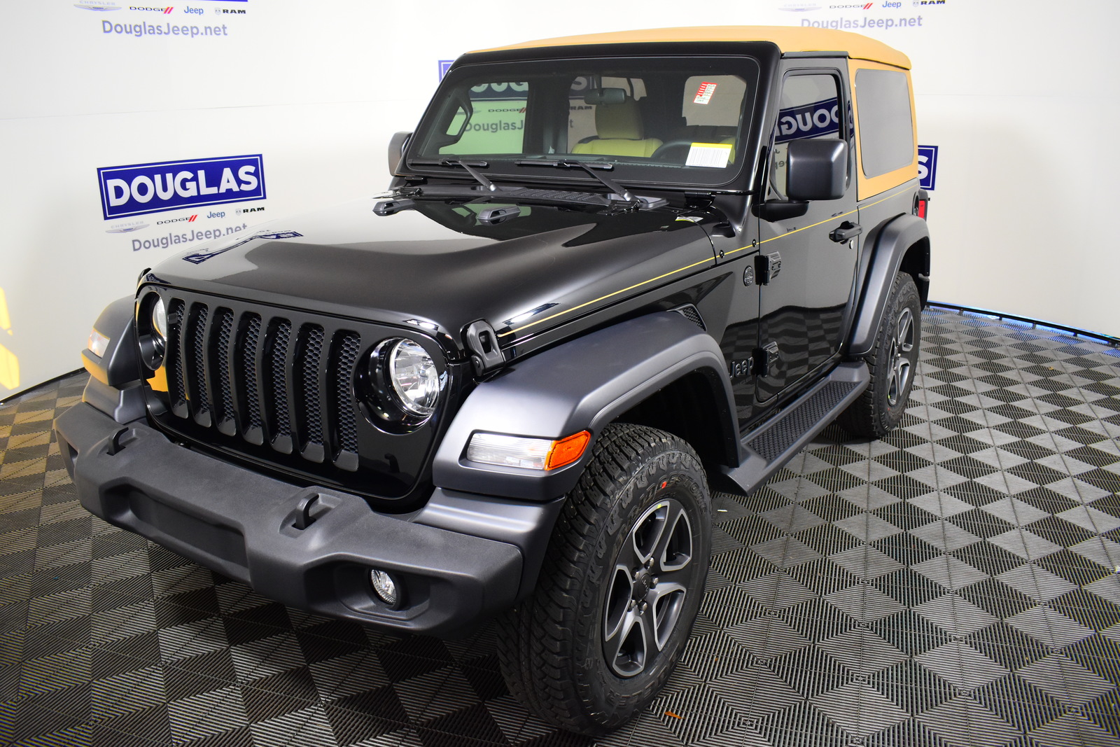 New 2020 JEEP Wrangler Black and Tan 4x4 Sport Utility in ...